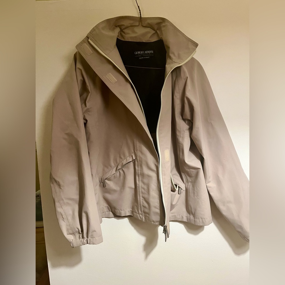 Giorgio Armani rain jacket, size small